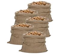 vidaXL Sacs en jute 5 pcs 100x110 cm 100 % jute 340 g/m²
