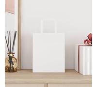 vidaXL Sacs en papier 250 pcs. avec anses blanc 18x8x22 cm