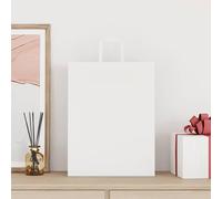 vidaXL Sacs en papier 250 pcs avec poignées blanc 32x12x42 cm, sac en papier, sac cadeau en papier, sac cadeau en papier, sac