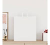 vidaXL Sacs en papier 250 pcs. avec anses blanc 45x17x48 cm