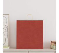 vidaXL Sacs en papier 250 pcs. avec anses rouge 45x17x48 cm