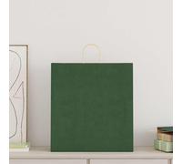vidaXL Sacs en papier 250 pcs. avec anses vert 45x17x48 cm