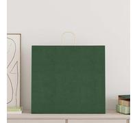 vidaXL Sacs en papier 250 pcs. avec anses vert 54x15x49 cm