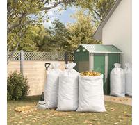vidaXL Sacs tissés 100 pcs Blanc 80 x 125 cm PP