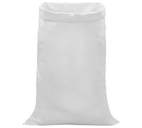 vidaXL Sacs tissés, 50 pièces, blanc, 100 x 150 cm, en polypropylène (PP)