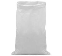 vidaXL Sacs tissés, 50 pièces, blanc, 70 x 110 cm, PP