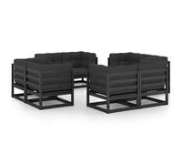 vidaXL Salon Confort Jardin - Anthracite