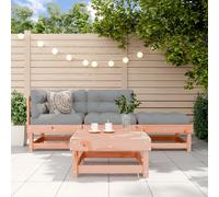 vidaXL Salon de jardin 4 pcs bois massif douglas