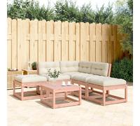 VIDAXL Salon de jardin 5 pcs - Bois massif