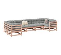 VidaXL Salon de jardin - 7 pcs - Bois de sapin