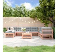 vidaXL Salon de jardin 8 pcs - Bois massif douglas
