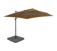 Vidaxl Salon De Jardin Avec Coussins 7 Pcs Beige Résine Tressée