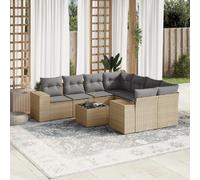 VidaXL Salon de jardin - Beige