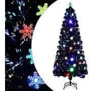 vidaXL Sapin à LED Fibre optique