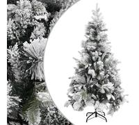 vidaXL Sapin de Noël 225 cm - Flocons de neige