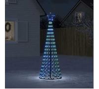 VIDAXL Sapin de Noël LED 275 cm - Bleu
