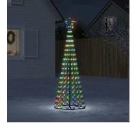 vidaXL Sapin de Noël LED 275 LED 180 cm