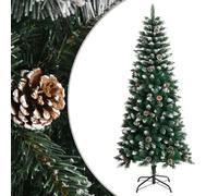 Kunstkerstboom met standaard 150 cm PVC groen345174