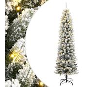vidaXL Sapin de Noël artificiel 150 cm – Neige floquée, 150 LED