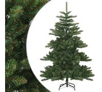 vidaXL Sapin de Noël Artificiel à Branches Articulées Vert 150 cm, Sapins de Noël Modernes, artificiels, pour Salon, décor d'hiver, Support en métal, ornementations sympas