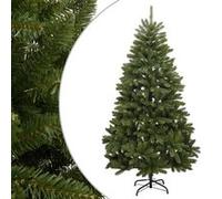 vidaXL Sapin de Noël artificiel à charnières avec support vert 240 cm