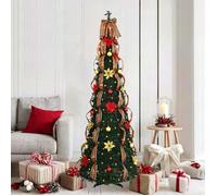 vidaXL Sapin de Noël artificiel avec 150 LED Vert 185 cm PVC 42018632
