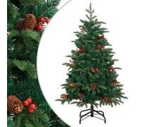vidaXL Sapin de Noël artificiel - Pommes de pin - 120 cm