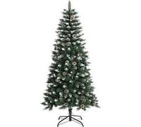 vidaXL Sapin de Noël avec support - 120 cm