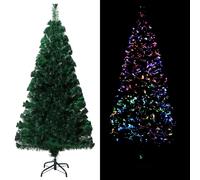 vidaXL Sapin de Noël artificiel LED 150 cm - Vert