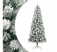 vidaXL Sapin de Noël artificiel neige floquée - 180 cm