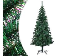 vidaXL Sapin de Noël artificiel pointes iridescentes Vert 240 cm PVC 344642