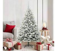 vidaXL Sapin de Noël artificiel pré-éclairé avec set de boules Vert