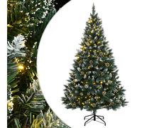 vidaXL Sapin de Noël artificiel 300 LED 210 cm