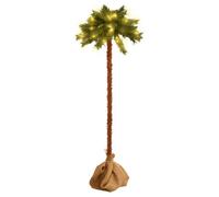 vidaXL Palmier artificiel avec LED 120 cm