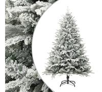 vidaXL Sapin de Noël avec neige floquée 150 cm