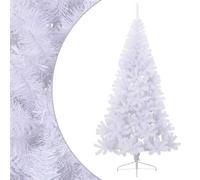 VidaXL Sapin de Noël Demi Artificiel - Blanc - 240 cm