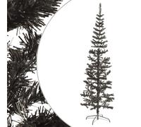 vidaXL Sapin de Noël étroit - 210 cm - Noir