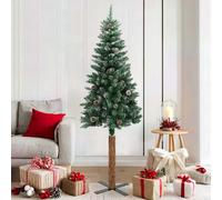vidaXL Sapin de Noël mince - 180 cm