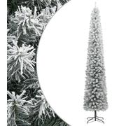 vidaXL Sapin Mince avec Flocon Neige 300 cm