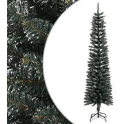 vidaXL Sapin mince avec support - 210 cm - Vert