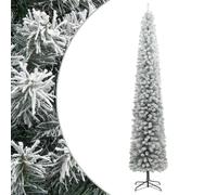 vidaXL Sapin mince flocons de neige 270 cm