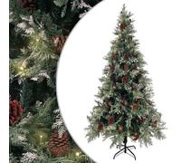 vidaXL Sapin Pommes de Pin LED 225 cm