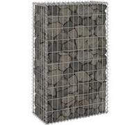 vidaXL Mur en gabion avec couvercles – acier galvanisé 60 x 30 x 100 cm