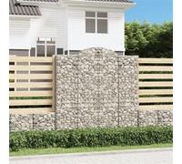 vidaXL Schanskorven 11 st gewelfd 200x50x200/220 cm ijzer3146434 G