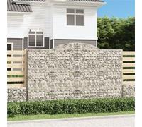 vidaXL Schanskorven 11 st gewelfd 300x50x180/200 cm ijzer3146782 G