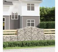 vidaXL Schanskorven 13 st gewelfd 200x50x120/140 cm ijzer3145672 G