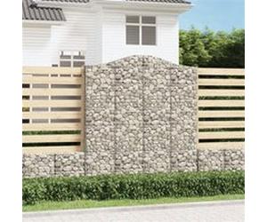 vidaXL Schanskorven 13 st gewelfd 200x50x220/240 cm ijzer3145777 G