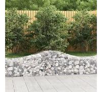 vidaXL Schanskorven 13 st gewelfd 200x50x40/60 cm gegalvaniseerd ijzer3145588 G