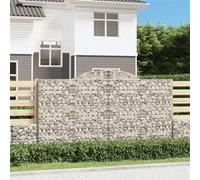 vidaXL Schanskorven 13 st gewelfd 300x50x160/180 cm ijzer3146766 G