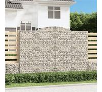 vidaXL Schanskorven 2 st gewelfd 300x30x200/220 cm ijzer3146611 G